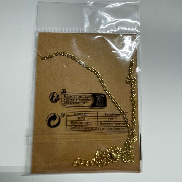 Taylor Swift necklace FOLKLORE, gold color, NEW - Picture 4 of 4